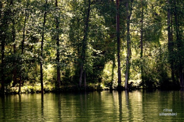 reflection on a lake In Heinola