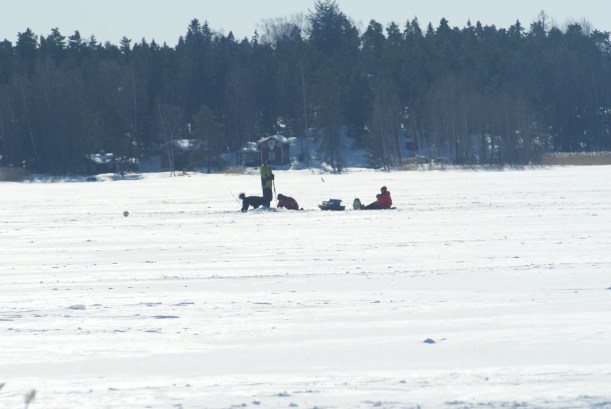 ice fishing