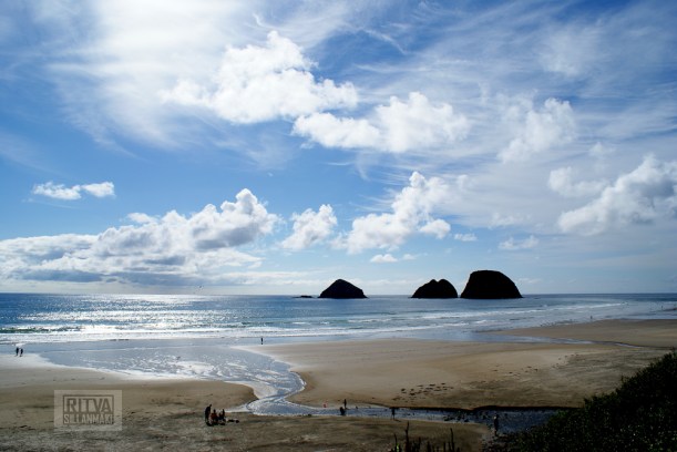 Oregon coastline - one lighthouse-92