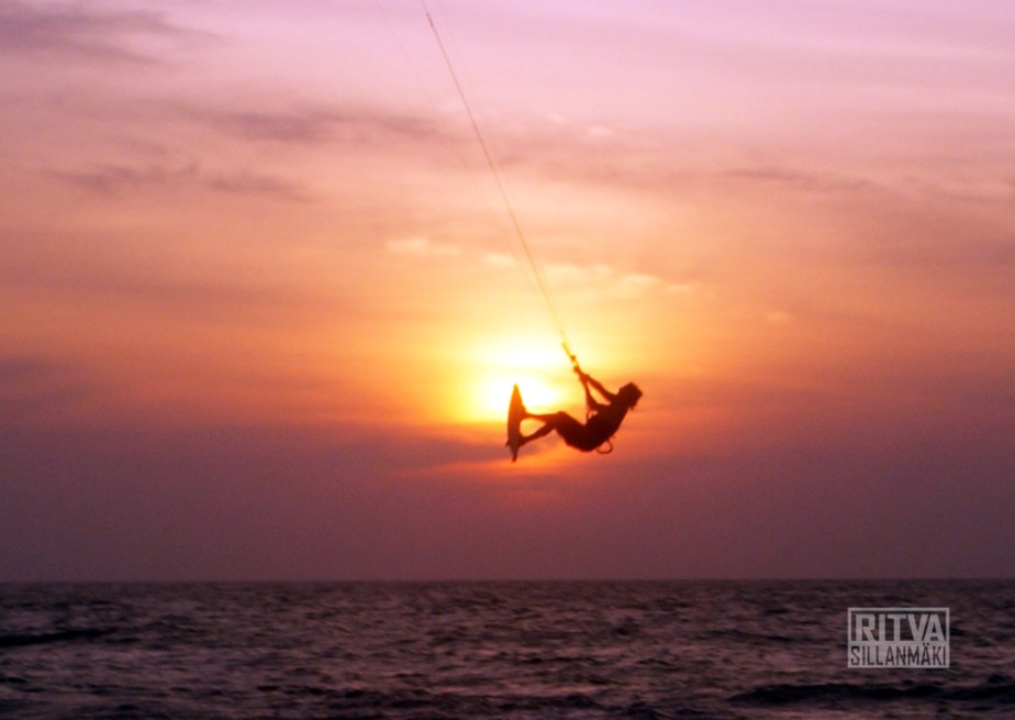 Kite surfing