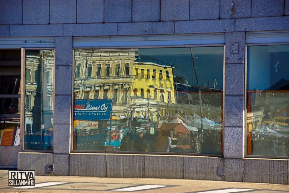 Helsinki reflection in the afternoon