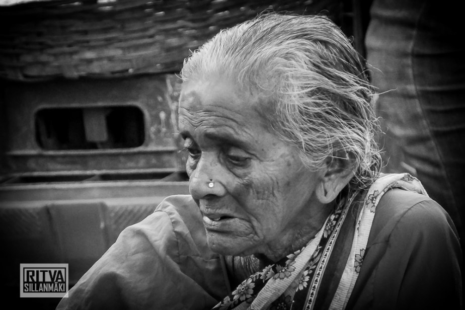 Old Lady from Maposa , Goa