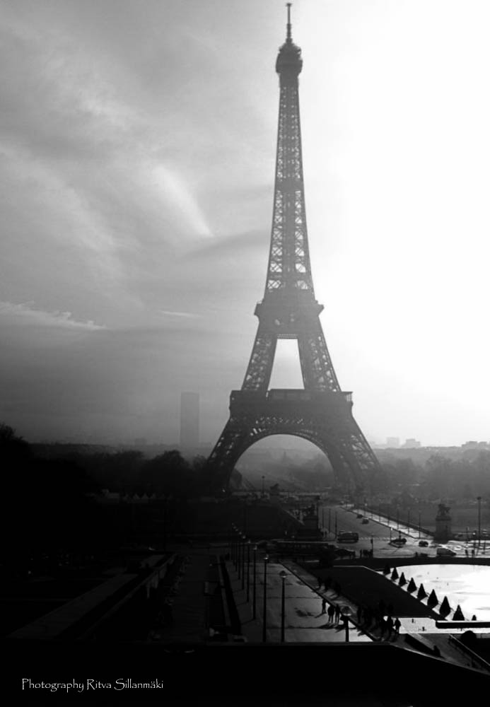 Eiffel Tower in Monochrome 