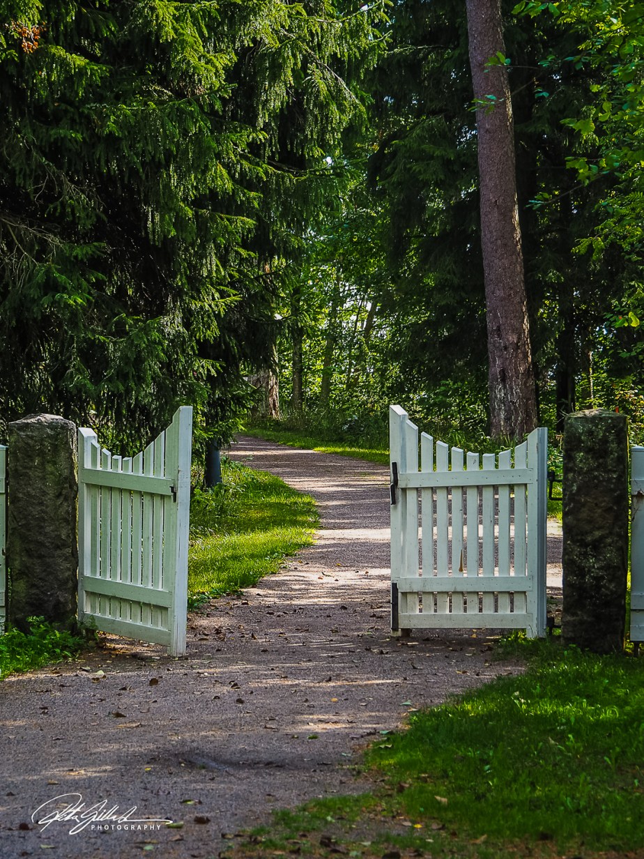 Open gate to the Whispering&nbsp;Leaves