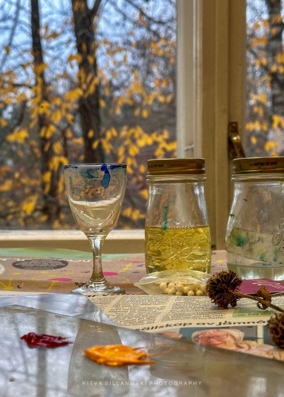 The enjoyment of monotype Art&nbsp;therapy