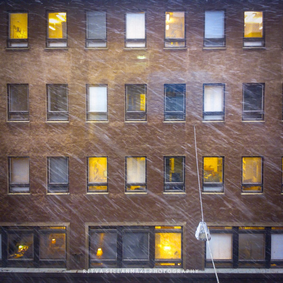 The Warm Glow of Lights Across the&nbsp;Road