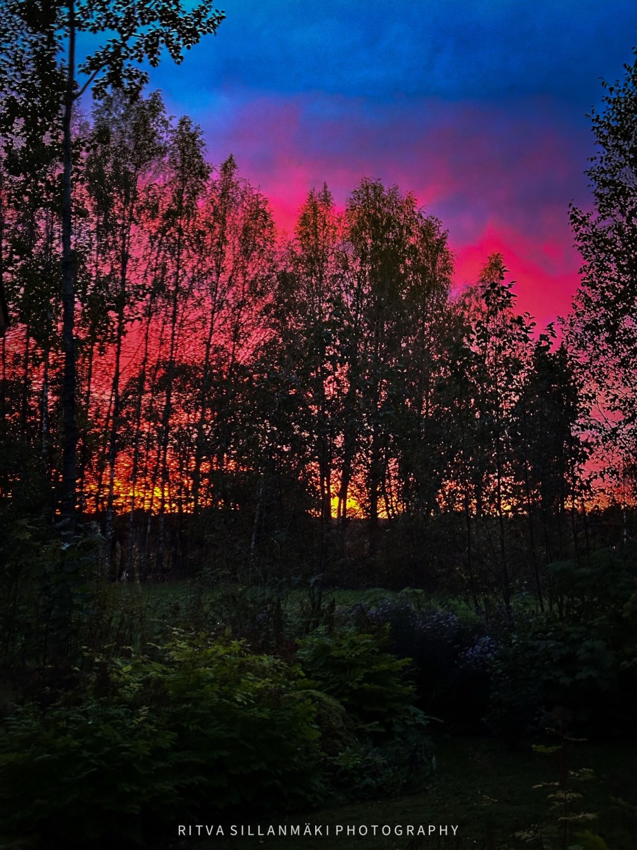 The sky was on fire&nbsp;yesterday