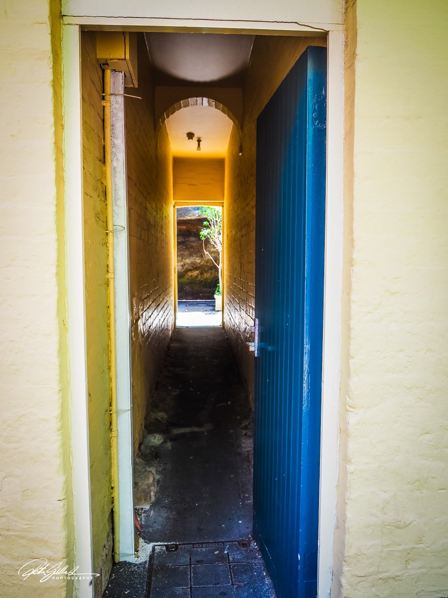Vibrant blue Doors at the&nbsp;rocks