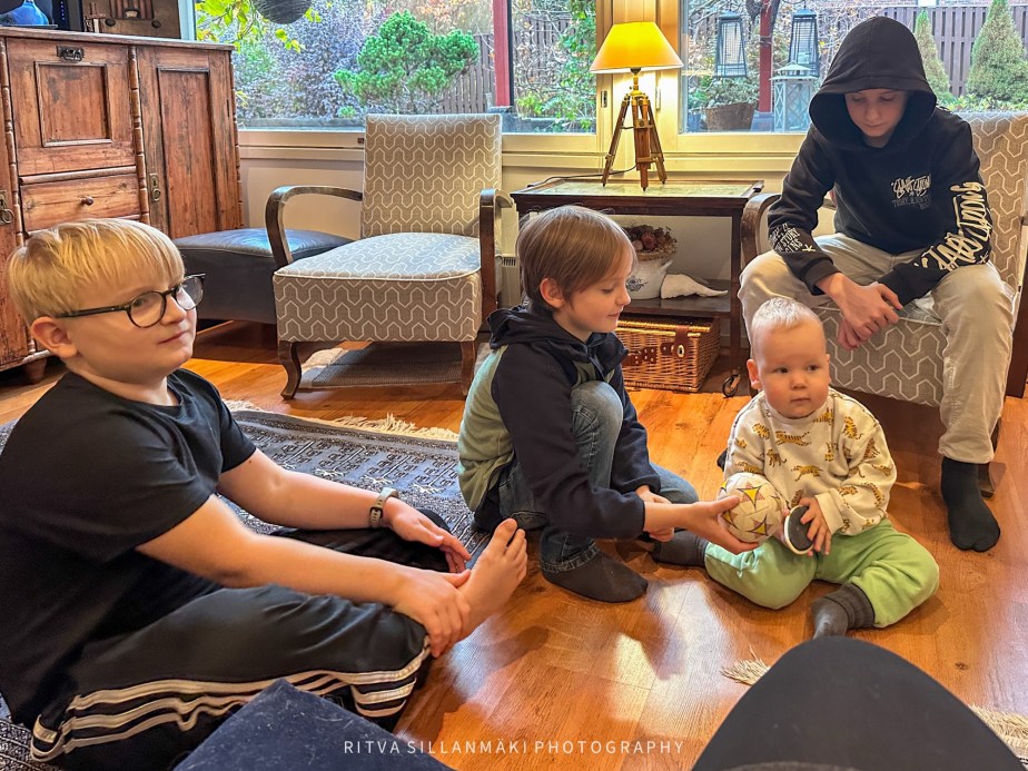 Autumn Moments with My&nbsp;Grandsons