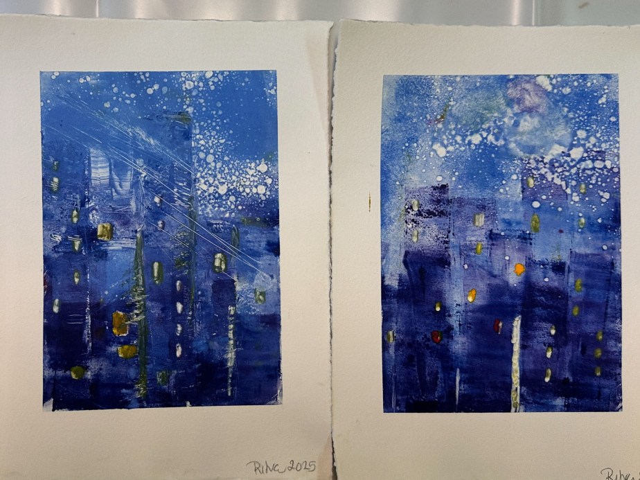 Monotype Prints, my A Creative&nbsp;attempts
