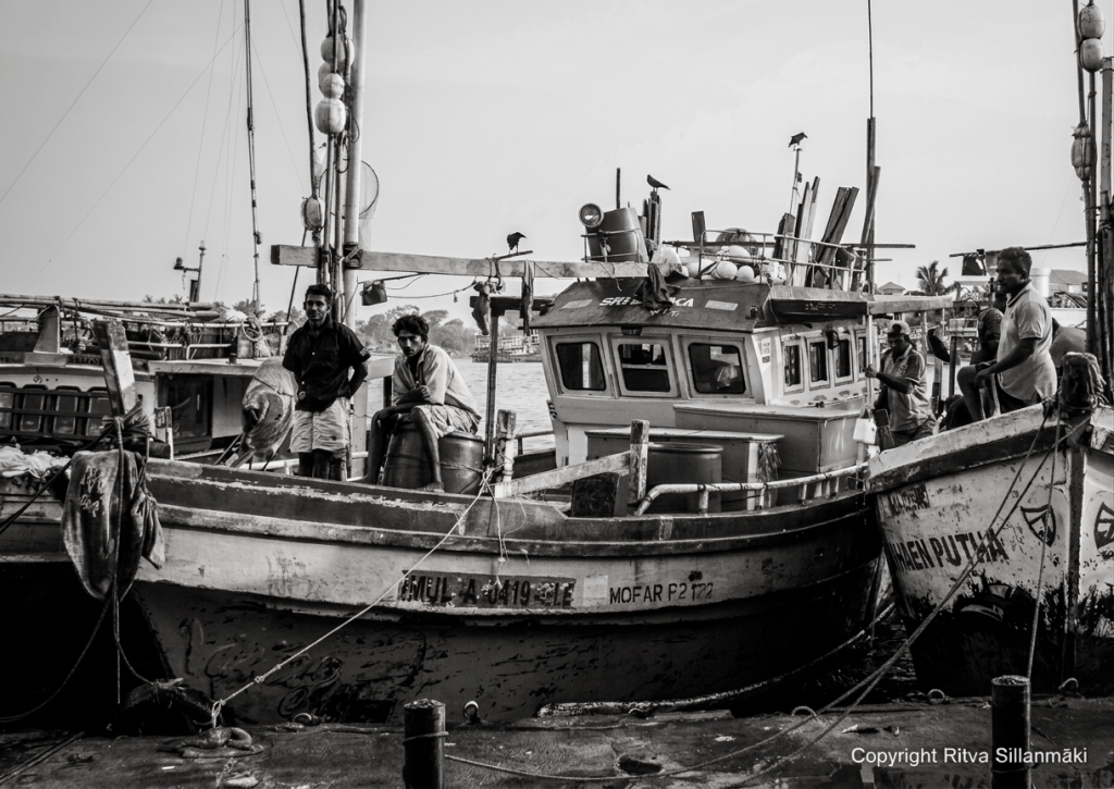 Small Boat Back Monochrome Madness Boats: Harbors and Memories – Ritva Sillanmäki ...